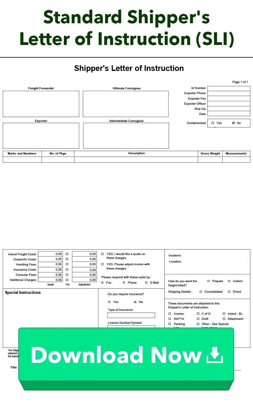 Sli Form Pdf